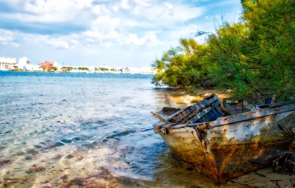 Italy, Salento, Isola dei Conigli