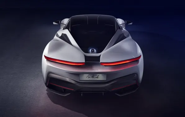 Суперкар, вид сзади, гиперкар, Pininfarina, 2019, Battista