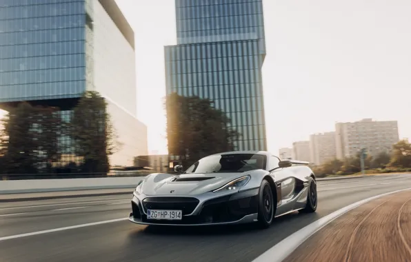 Обои Rimac, front view, Rimac Nevera, Nevera картинки на рабочий стол ...