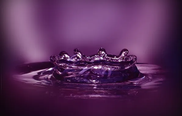 Вода, макро, брызги