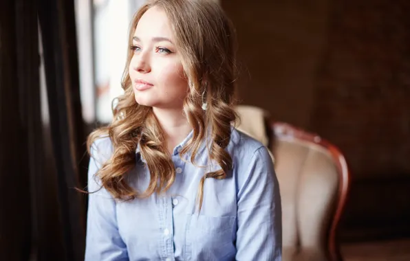 Лицо, профиль, милашка, Liza