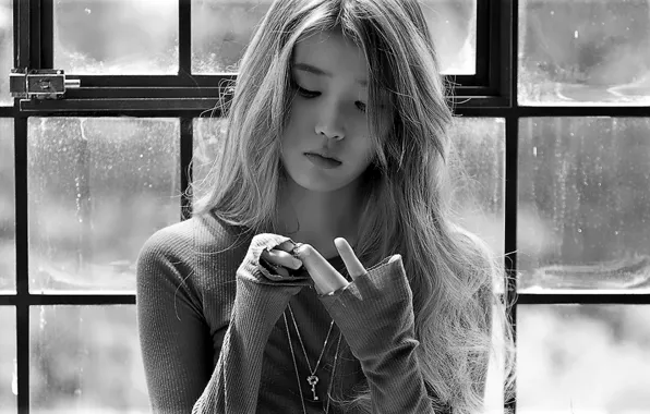 Sexy, ragazza, asiatica, orientale