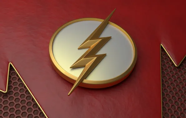 Скачать обои logo, Barry Allen, lightning, suit, The Flash, Grunt ...