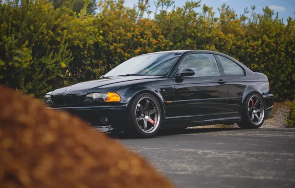 BMW, Black, E46, Wheels, M3