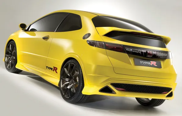 Concept, купе, 2006, концепт-кар, Honda, Civic Type-R, Honda Civic Type-R Concept