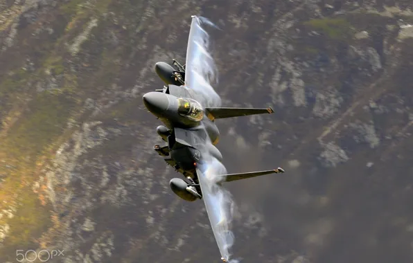 Картинка воздух, полёт, самолёт, F 15 E