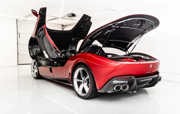 Феррари, Ferrari, суперкар, supercar, единственный экземпляр, 2020, Ferrari Monza SP1, Monza SP1