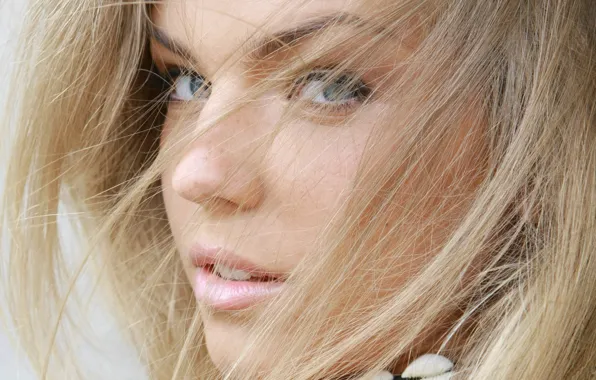 Eyes, face, blonde