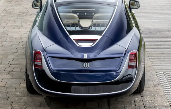 Car, Rolls Royce, blue, Rolls Royce Sweptail