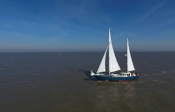 Море, корабль, парусник, Северное, викинги