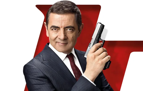 Взгляд, поза, оружие, Rowan Atkinson, Роуэн Аткинсон, Johnny English Strikes Again, Агент Джонни Инглиш 3.0, …