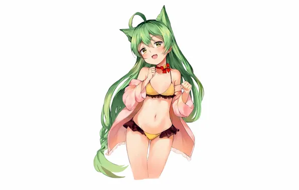 Картинка girl, sexy, cleavage, long hair, boobs, anime, beautiful, pretty