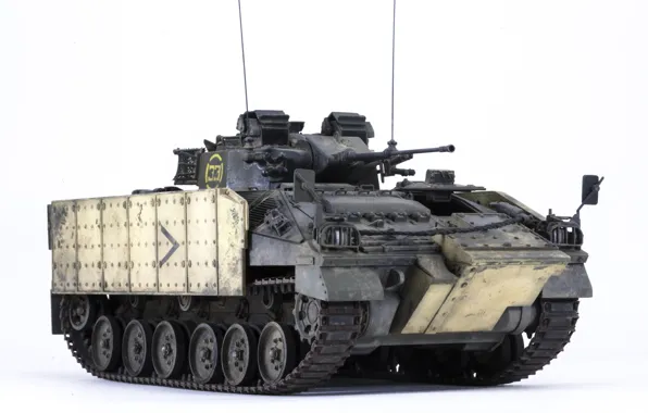 Машина, макро, игрушка, боевая, бронетранспортёр, моделька, пехоты