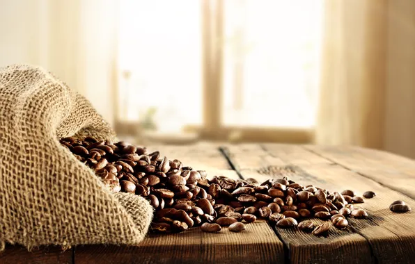 Мешок, кофейные зерна, bag, coffee beans