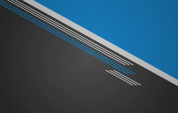 Минимализм, Полосы, Blue, Black, White