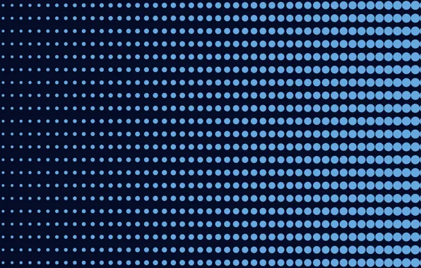 Синий, фон, background, gradient, абстакция, Dots