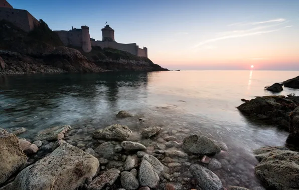 France, Bretagne, Le fort s'éveille, La Latte