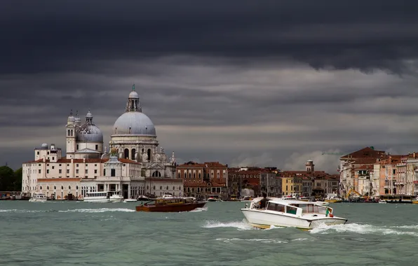 Картинка Италия, Венеция, катера, Italy, Venice