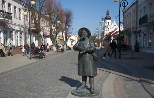 Пейзаж, город, памятник, архитектура, путешествие, Пинск