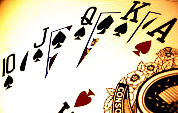 Картинка Карты, покер, Royal Flush, Роял флеш
