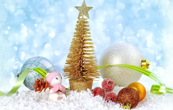 Шары, игрушки, елка, Рождество, Новый год, Christmas