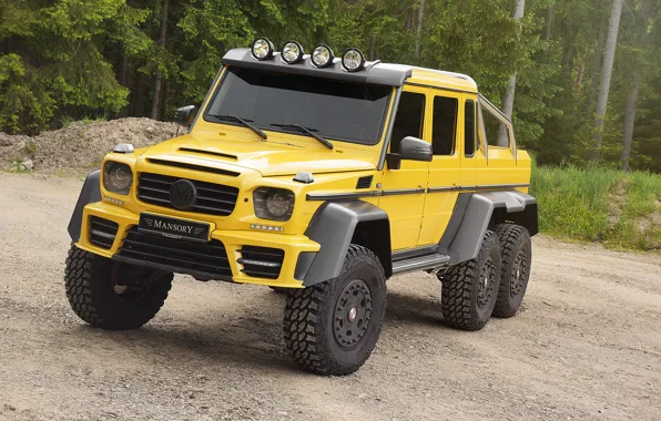 Картинка Mercedes-Benz, мерседес, AMG, Mansory, 6x6, W463, 2015, G 63