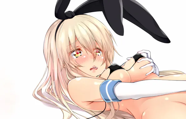 Girl, sexy, cleavage, erect nipples, long hair, boobs, anime, beautiful