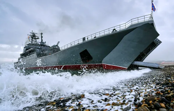 Картинка десантный корабль, проект 775, адмирал невельской