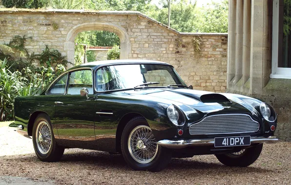 Картинка авто, Aston Martin, спицы, классика, колёса, DB4