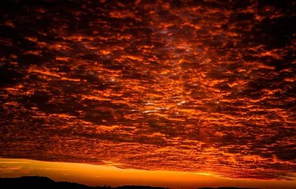 Sky, Sunset, Cloudy, Autumn, Evening, Reflection, Dusk, Couds