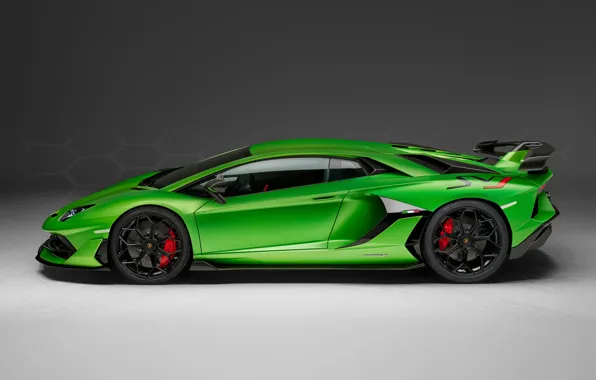 Lamborghini, суперкар, вид сбоку, 2018, Aventador, SVJ, Aventador SVJ