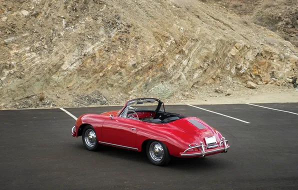 Картинка Porsche, retro, 1959, 356, Porsche 356A 1600 Cabriolet