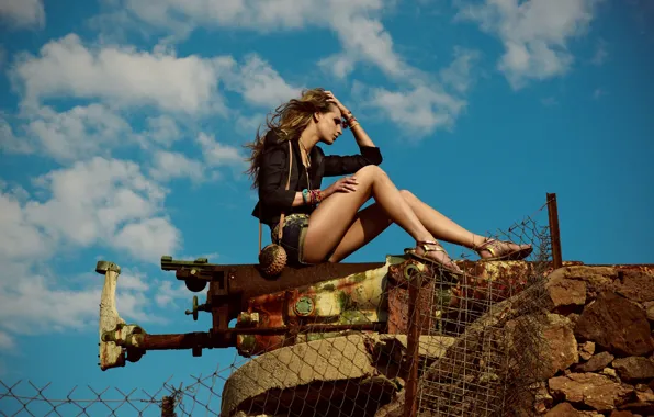 Девушка, girl, ножки, 2012, журнал, фотосессия, vogue, Розанна Георгиу