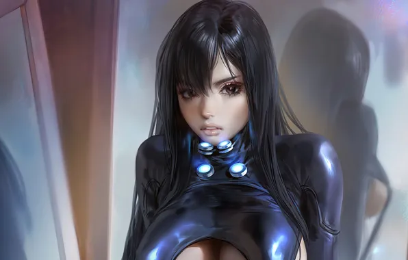 Anime, art, Gantz, Reika, Shimohira, LeraPi