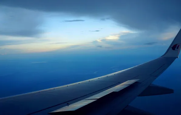 Sky, cloud, beautiful, evening, mood, malaysia, relaxing, airline