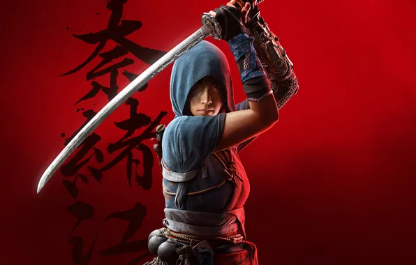 Assassins creed, game, shadows, naoe