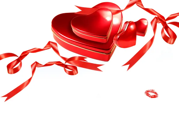 Фото, Сердце, Лента, Праздник, День святого Валентина, Подарки