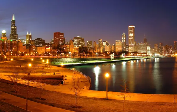 Картинка city, город, Чикаго, USA, Chicago, Illinois