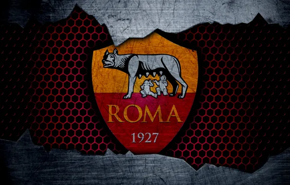 Wallpaper, sport, logo, football, Roma