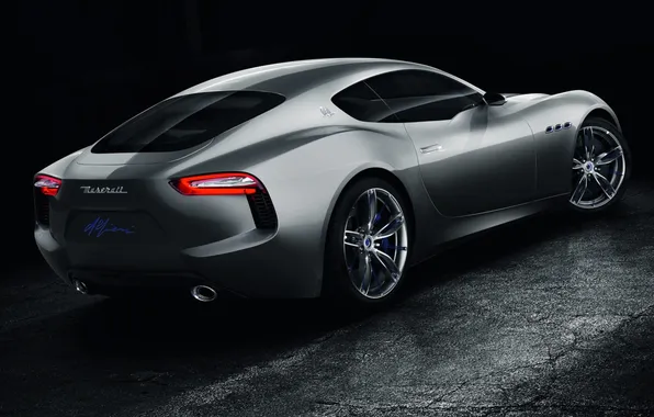 Concept, Maserati, концепт, Мазерати, вид сзади, Alfieri