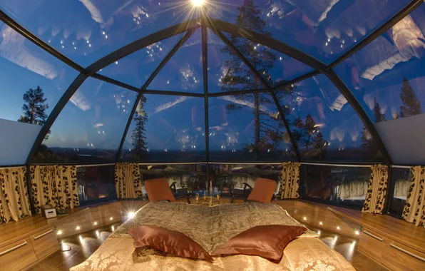 Картинка interior, Hotel Kakslauttane, Igloo Village