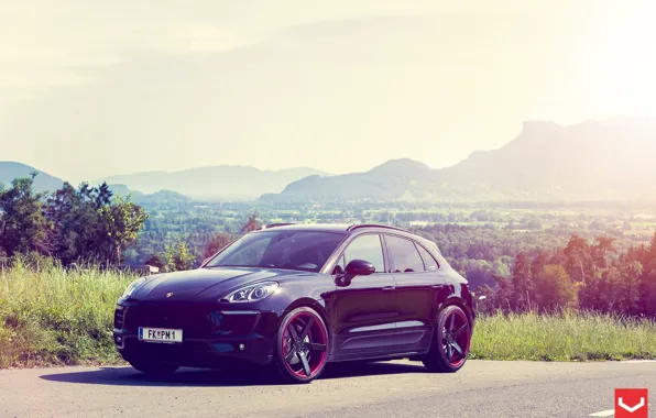 Природа, auto, Porsche Macan on CV3