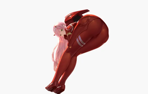 Красный костюм, 002, Darling in the FranXX, Милый во Франксе, Zero Two