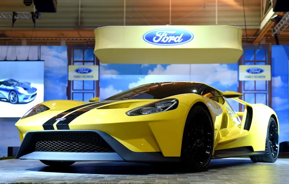 Картинка Ford, Yellow, New