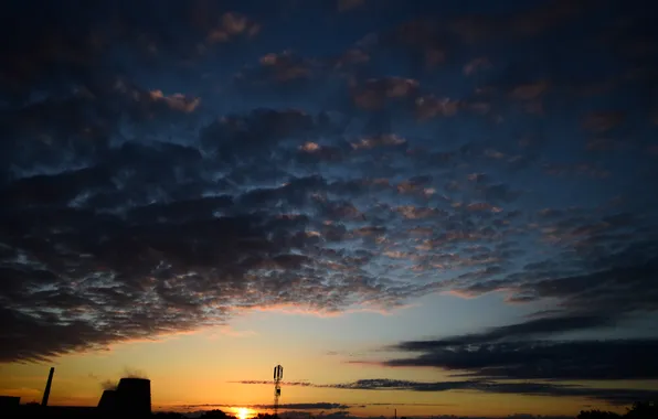 Картинка небо, закат, Калуга, Kaluga