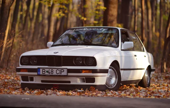 Картинка BMW, White, E30