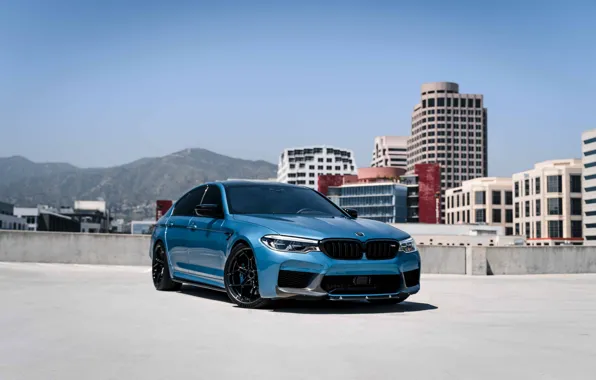 BMW, Blue, Sight, F90