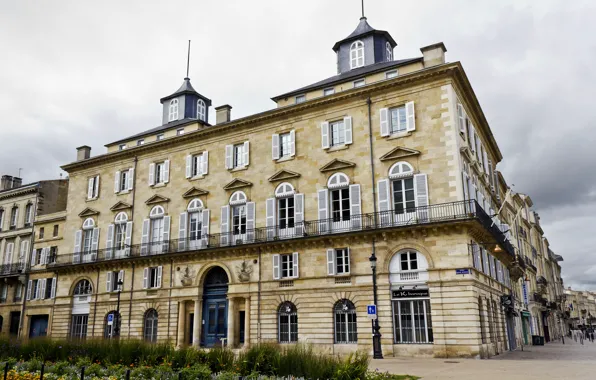 Картинка Франция, Улица, Здание, Архитектура, France, Building, Bordeaux, Architecture