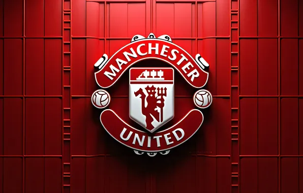 Logo, Football, Premier League, Manchester United, Sport, Soccer, Manchester, Emblem