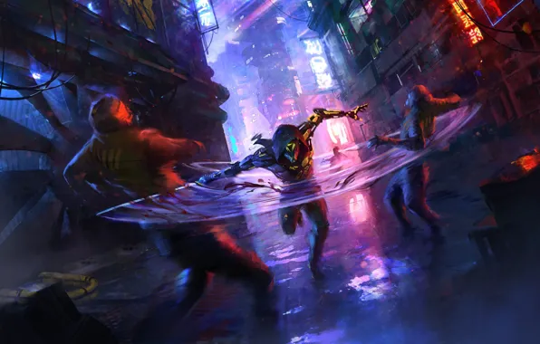 Киберпанк, Научная Фантастика, Ghostrunner